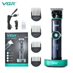 TAGLIACAPELLI PROFESSIONALE BARBA TRIMMER RICARICA RAPIDA CON PETTINI GUIDA V671
