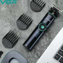 TAGLIACAPELLI PROFESSIONALE BARBA TRIMMER RICARICA RAPIDA CON PETTINI GUIDA V671