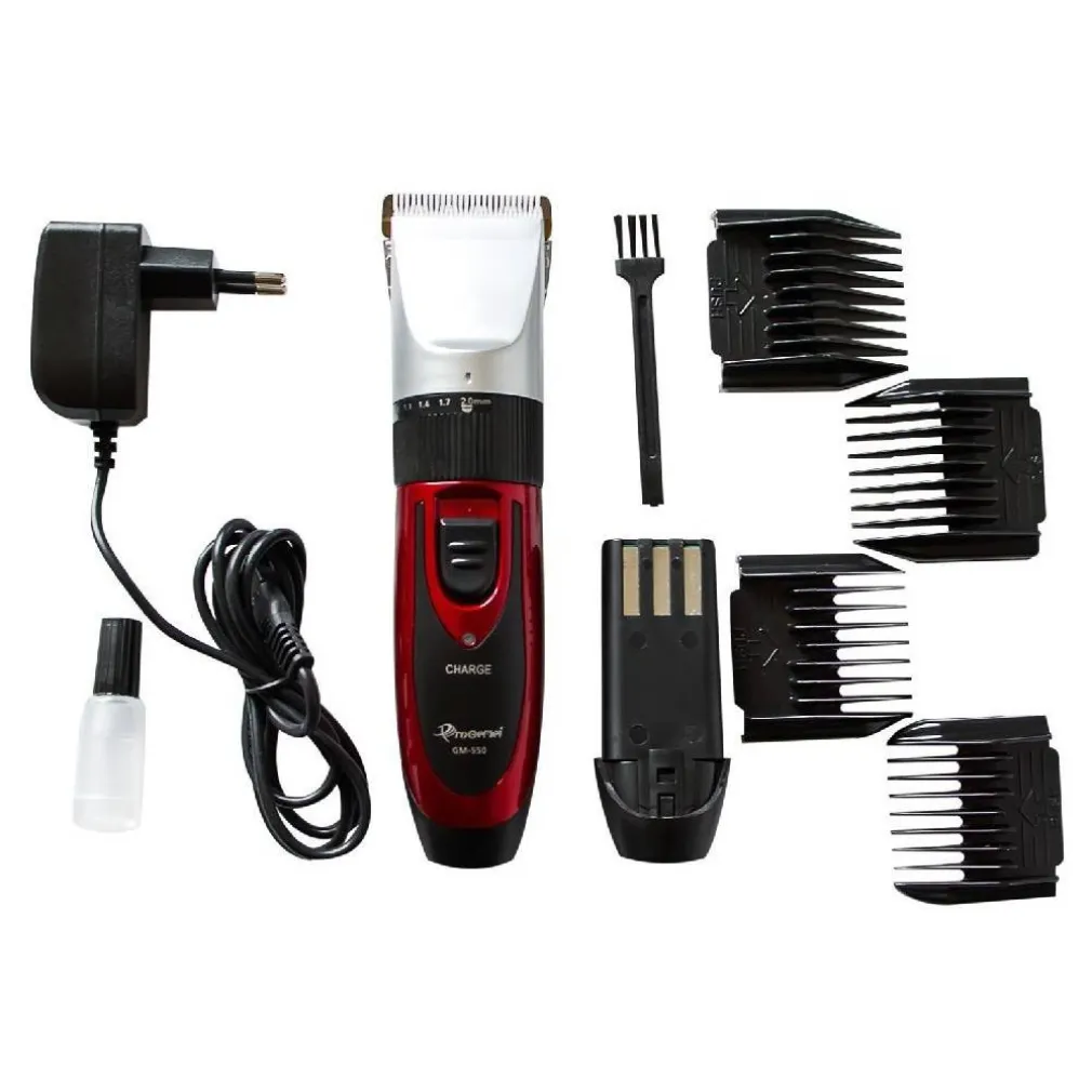 TAGLIACAPELLI PROFESSIONALE RASOIO ELETTRICO DOPPIA BATTERIA RICARICABILE GM-550