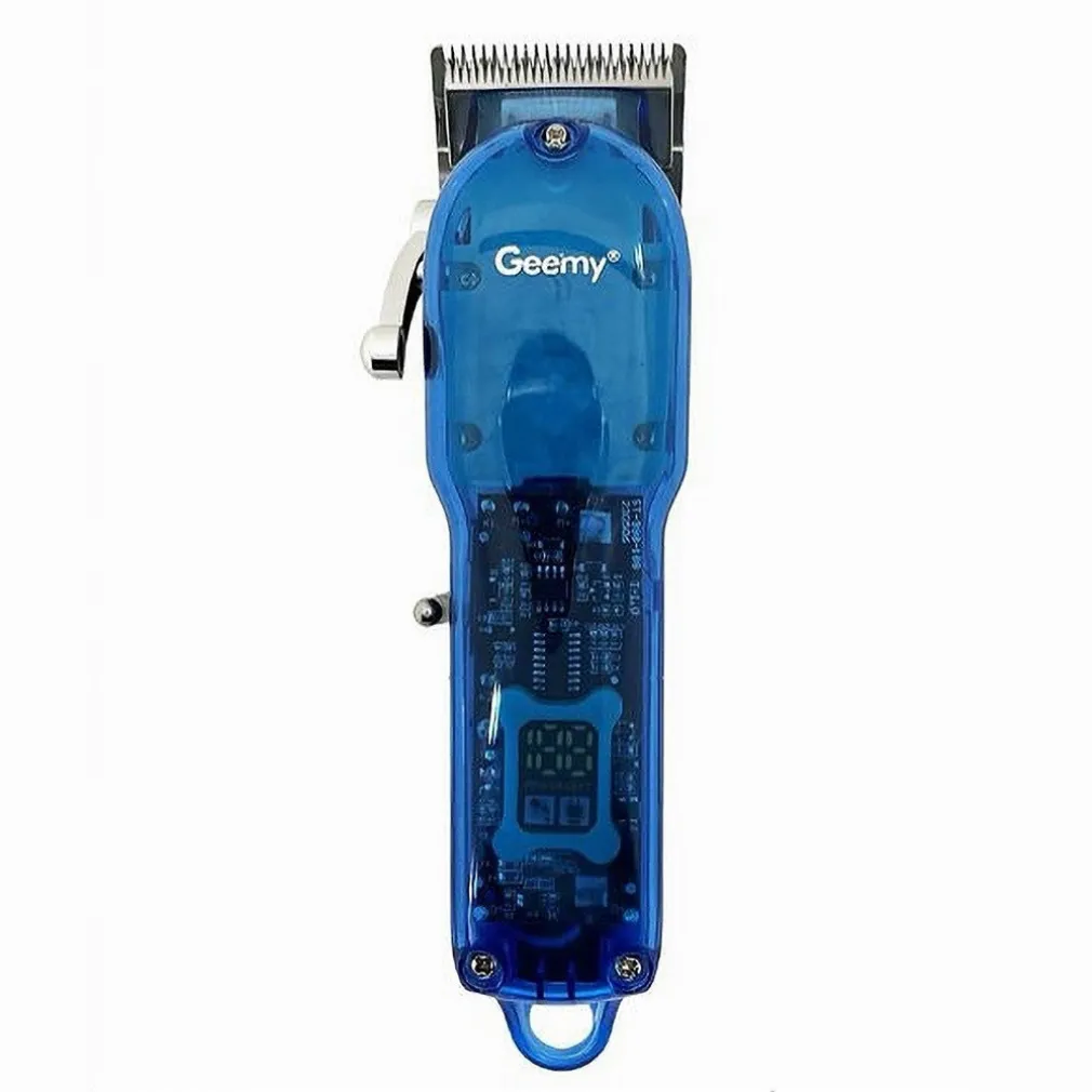 TAGLIACAPELLI PROFESSIONALE SENZA FILI DISPLAY LED CAPELLI BARBA A BATTERIA GM-6696