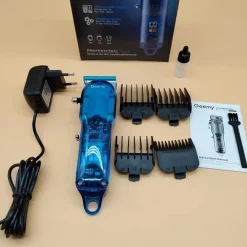 TAGLIACAPELLI PROFESSIONALE SENZA FILI DISPLAY LED CAPELLI BARBA A BATTERIA GM-6696