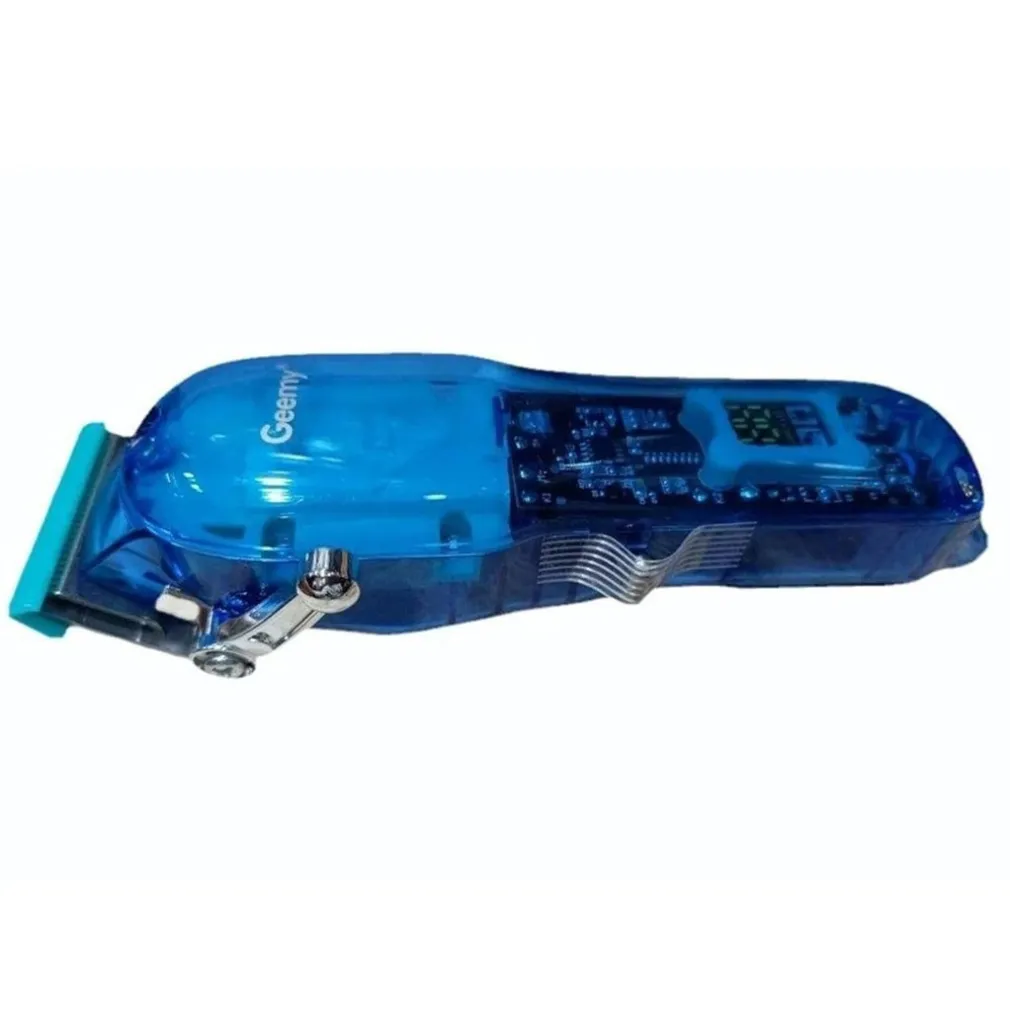 TAGLIACAPELLI PROFESSIONALE SENZA FILI DISPLAY LED CAPELLI BARBA A BATTERIA GM-6696