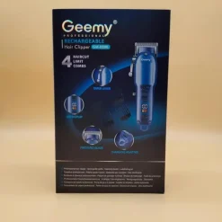 TAGLIACAPELLI PROFESSIONALE SENZA FILI DISPLAY LED CAPELLI BARBA A BATTERIA GM-6696