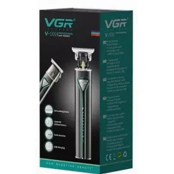 TAGLIACAPELLI PROFESSIONALE SENZA FILI LAMA A T UOMO A BATTERIA RASOIO VGR V-009