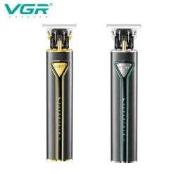 TAGLIACAPELLI PROFESSIONALE SENZA FILI LAMA A T UOMO A BATTERIA RASOIO VGR V-009