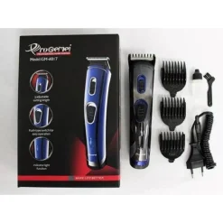 TAGLIACAPELLI PROFESSIONALE RICARICABILE A BATTERIA BLU O GRIGIA GEEMY GM-6017