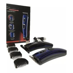 TAGLIACAPELLI PROFESSIONALE RICARICABILE A BATTERIA BLU O GRIGIA GEEMY GM-6017
