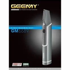 TAGLIACAPELLI PROFESSIONALE RASOIO CORDLESS USB PER CORPO VISO 5 PETTINI GM-6689