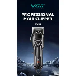 TAGLIACAPELLI PROFESSIONALE UOMO PORTATILE RICARICA USB DISPLAY DIGITALE V-051