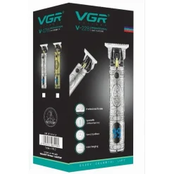 TAGLIACAPELLI PROFESSIONALE DISPLAY LED RIFINITORE IN METALLO RICARICA USB V-228