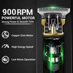 TAGLIACAPELLI PROFESSIONALE DISPLAY LED RIFINITORE IN METALLO RICARICA USB V-228