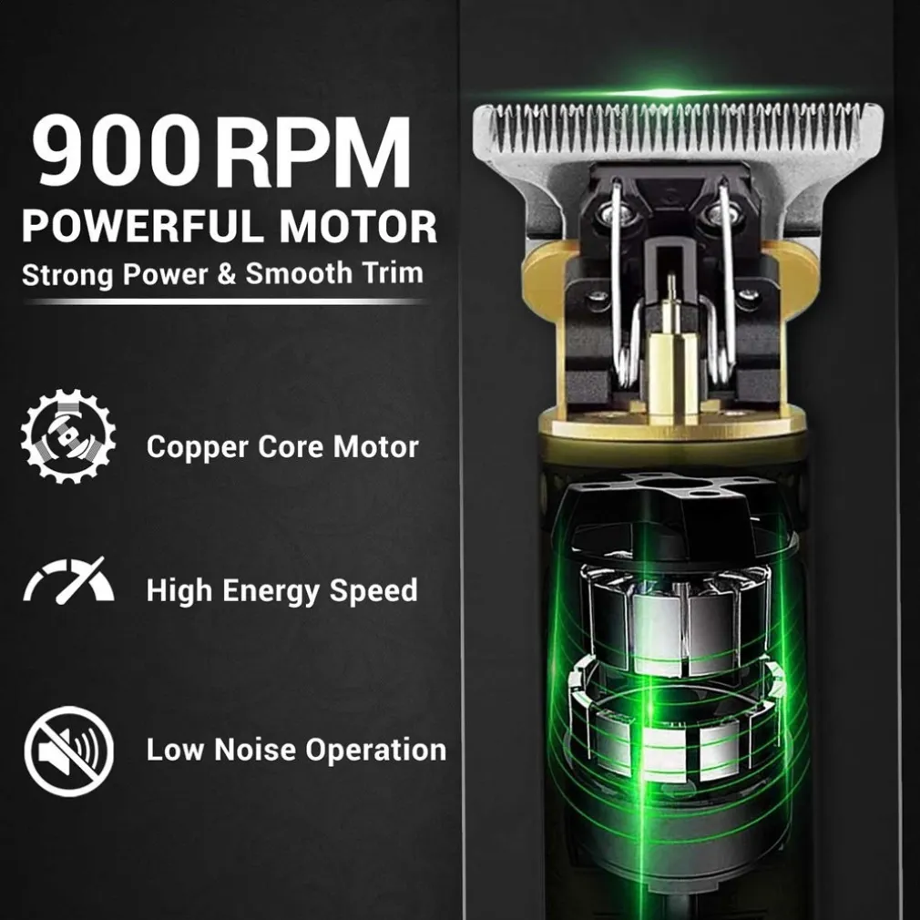 TAGLIACAPELLI PROFESSIONALE DISPLAY LED RIFINITORE IN METALLO RICARICA USB V-228