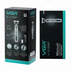 TAGLIACAPELLI PROFESSIONALE DISPLAY LED RIFINITORE IN METALLO RICARICA USB V-228