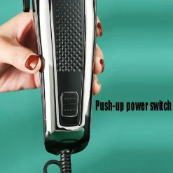 TAGLIACAPELLI PROFESSIONALE FILO ELETTRICO UOMO LAMA IN CERAMICA REGOLABILE V120