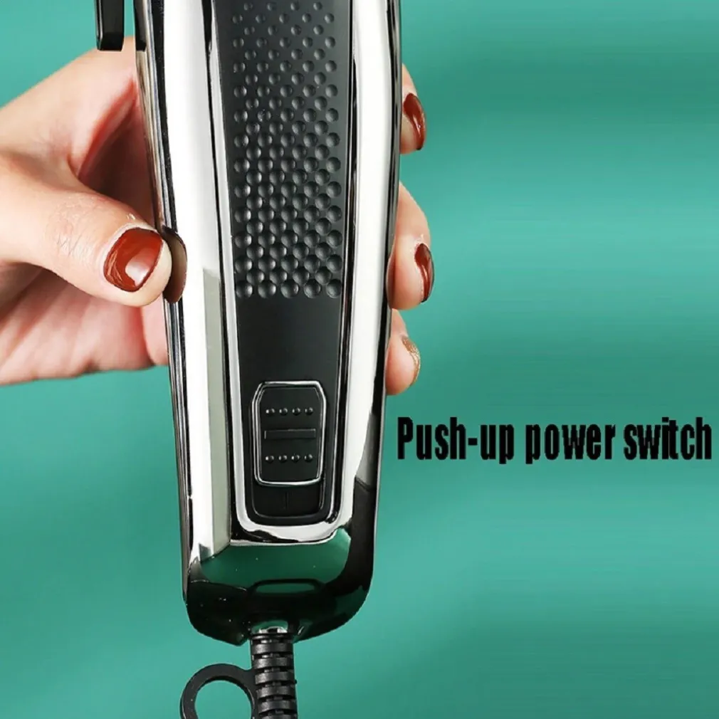 TAGLIACAPELLI PROFESSIONALE FILO ELETTRICO UOMO LAMA IN CERAMICA REGOLABILE V120