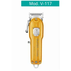 TAGLIACAPELLI PROFESSIONALE RICARICABILE CON 4 PETTINI REGOLABILI RASOIO V-117