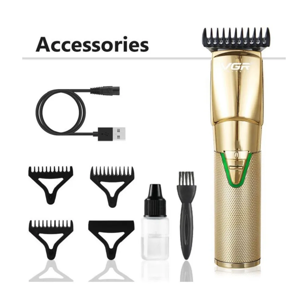 TAGLIACAPELLI PROFESSIONALE RICARICABILE ELETTRICO SENZA FILI REGOLABARBA V-903