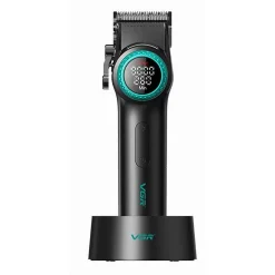 TAGLIACAPELLI PROFESSIONALE DA UOMO SENZA FILI PER BARBIERI DISPLAY A LED V-001