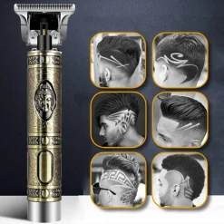 TAGLIACAPELLI RASOIO ELETTRICO PROFESSIONALE RICARICABILE RETRò VINTAGE BUDDA