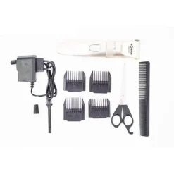 TAGLIACAPELLI REGOLA CAPELLI BARBA RICARICABILE HLW-129 FORBICI PETTINI