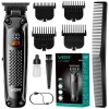 TAGLIACAPELLI REGOLABARBA PER UOMO CAVO/SENZA FILI RICARICABILE DISPLAY LED V-972
