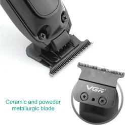 TAGLIACAPELLI REGOLABARBA PER UOMO CAVO/SENZA FILI RICARICABILE DISPLAY LED V-972