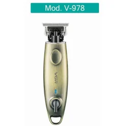 TAGLIACAPELLI REGOLABARBA PROFESSIONALE A BATTERIA CORDLESS IN METALLO UOMO V-978