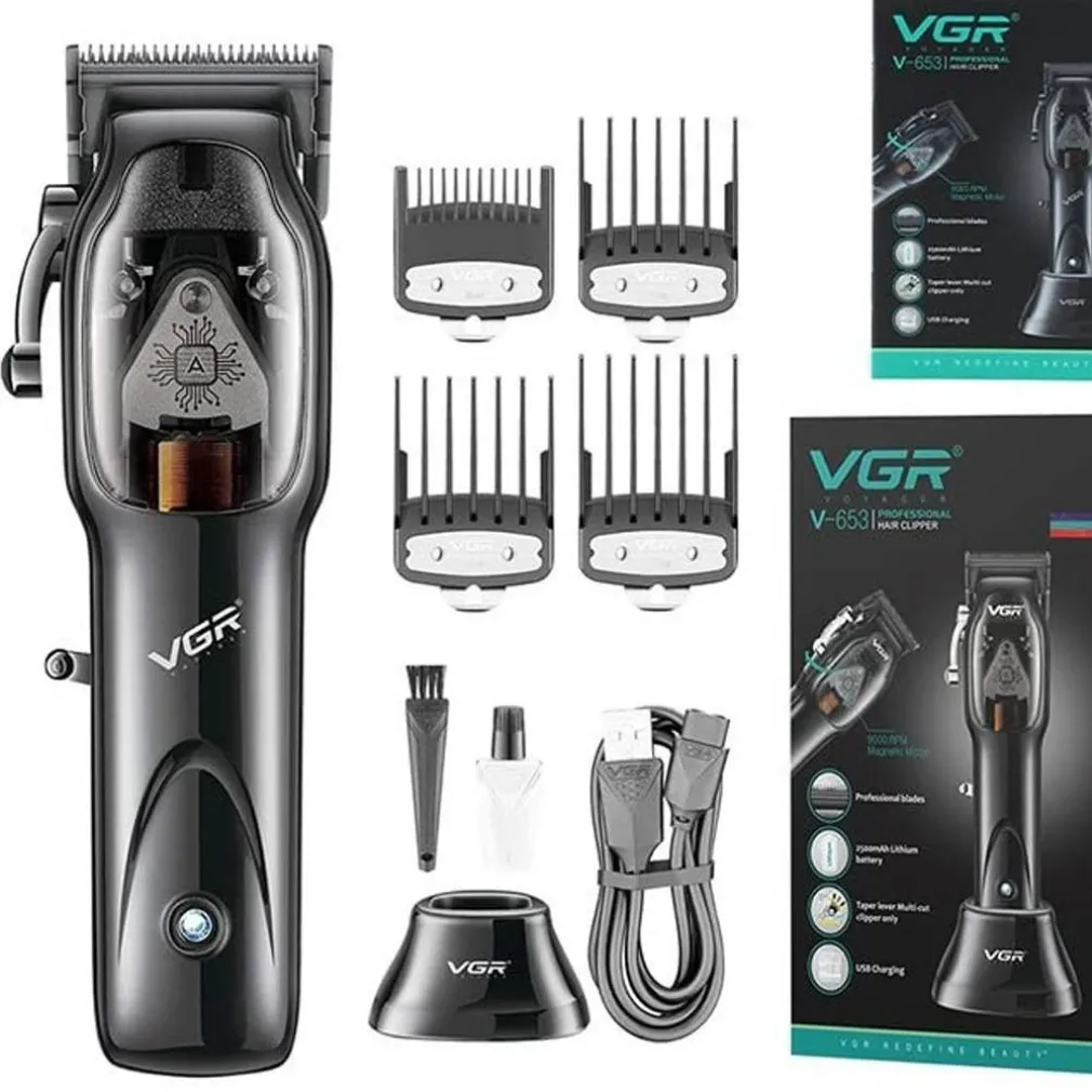 TAGLIACAPELLI UOMO PROFESSIONALE SENZA FILO RICARICABILE A BATTERIA 0 MM VGR653