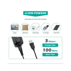 TAGLIACAPELLI UOMO PROFESSIONALE SENZA FILO RICARICABILE A BATTERIA 0 MM VGR653