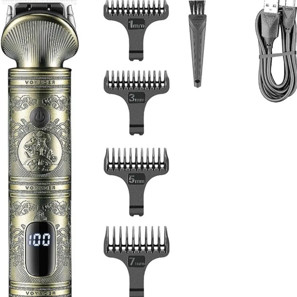 TAGLIACAPELLI UOMO PROFESSIONALE SENZA FILO RICARICABILE A BATTERIA 0 MM VGR 962