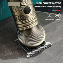 TAGLIACAPELLI UOMO PROFESSIONALE SENZA FILO RICARICABILE A BATTERIA 0 MM VGR 962