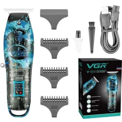 TAGLIACAPELLI UOMO TAGLIA CAPELLI REGOLA BARBA RICARICABILE A BATTERIA VGR 923