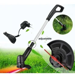 TAGLIAERBA TOSAERBA ELETTRICO PORTATILE RICARICABILE TELESCOPICO ERBA PRATO 0826