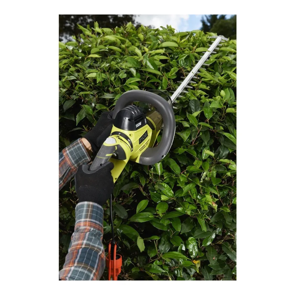 TAGLIASIEPI ELETTRICO RYOBI RHT5555RS 550W LAMA 55CM TAGLIO 26MM ROTANTE