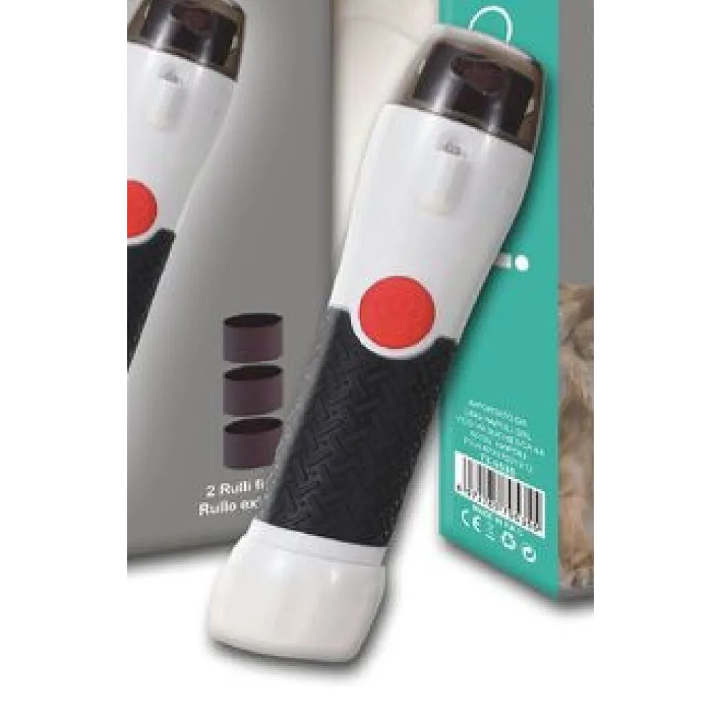 TAGLIAUNGHIE ELETTRICO PER CANI ANIMALI DOMESTICI LIMA LUCE LED 2 RULLI TX-9535
