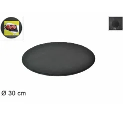 TAGLIERE VASSOIO PIATTO TONDO IN PIETRA ARDESIA GRIGIA DIMENSIONI 30 CM PORTATA