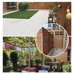 TAPPARELLA TENDA ARELLA AVVOLGIBILE IN LISTELLI DI BAMBù NATURALE 80 X 160 CM