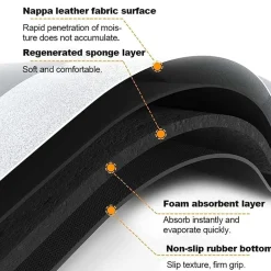 TAPPETINO DA BAGNO ASSORBENTE IN DIATOMITE FARINA FOSSILE AD ASCIUGATURA RAPIDA