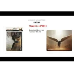 TAPPETINO GAMING MOUSE PAD POGGIAPOLSO TAPPETO PC ARCANGELO RAGUEL MAXTECH G-MPAD14