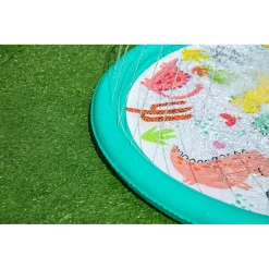 TAPPETINO GONFIABILE DINOSAURI SPRUZZI DESERT DINO DA 48"/122CM +2 ANNI GIARDINO 52698