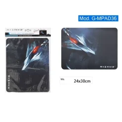 TAPPETINO MOUSE GAMING PAD TAPPETO PER PC POGGIAPOLSO ANIMALE DI FERRO G-MPAD36