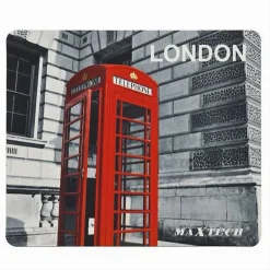 TAPPETINO MOUSE PAD GAMING CABINA TELEFONICA ROSSA LONDRA ANTISCIVOLO G-MPAD28