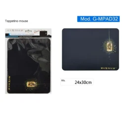 TAPPETINO MOUSE PAD GAMING TAPPETO PC BARATTOLO LUCCIOLE ANTISCIVOLO G-MPAD32