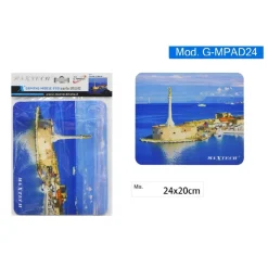 TAPPETINO MOUSE PAD TAPPETO POGGIAPOLSO GAMING DESIGN PAESAGGIO CITTA G-MPAD24