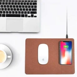 TAPPETINO PER MOUSE 2IN1 CON CARICATORE RICARICA WIRELESS 10W INCORPORATA Q-T138