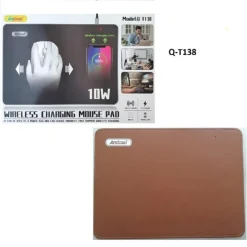 TAPPETINO PER MOUSE 2IN1 CON CARICATORE RICARICA WIRELESS 10W INCORPORATA Q-T138