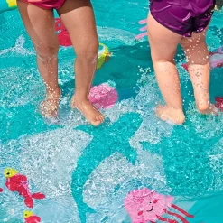 TAPPETINO SPLASH CON GETTI D'ACQUA EFFETTO FONTANA FONDALE MARINO 165 CM 52487