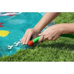 TAPPETINO SPLASH CON GETTI D'ACQUA EFFETTO FONTANA FONDALE MARINO 165 CM 52487