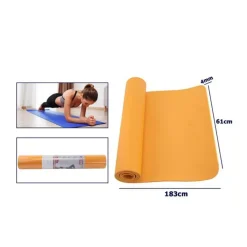 TAPPETINO YOGA IN EVA 61X183X0.4 CM TAPPETO AEROBICA FITNESS PILATES PALESTRA