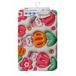 TAPPETO 3D BAGNO ANTISCIVOLO ASCIUGATURA RAPIDA MORBIDO ASSORBENTE 38X58CM 87223